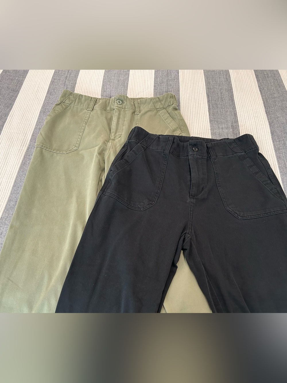 2-Pack 32 Degrees COOl Pants — Olive Green + Black